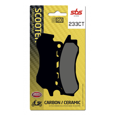 CT Scooter Carbon Tech Organic Brake Pads SBS 233CT