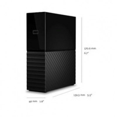 Disco duro externo hdd wd western digital 4tb my book usb 3.0 negro