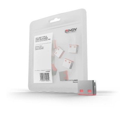 10 USB PORT LOCKS PINK NO KEY