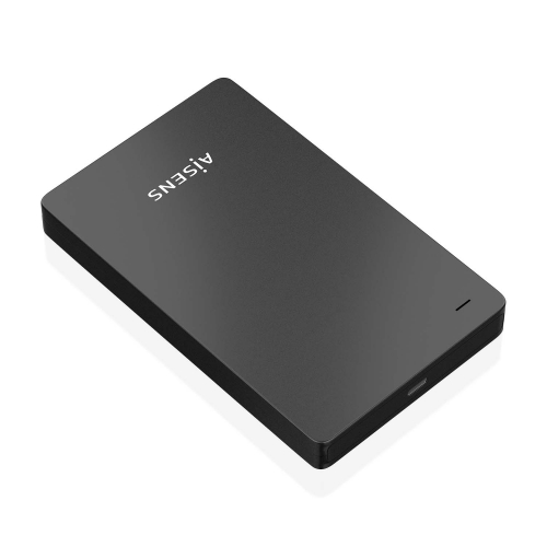 AISENS - Caja Externa 2.5 9.5mm SATA a USB-C USB3.1 Gen1, Negra