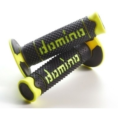 Puños DOMINO FULL GRIP A260 color negro / amarillo fluor A26041C5040A7-0