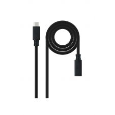 Nanocable 10.01.4500 cable USB USB 3.2 Gen 2x2 0,5 m USB C Negro