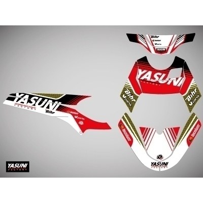 KUTVEK Yasuni Factory Sticker Kit Red/Black Rieju MRT 50 2RI5700927