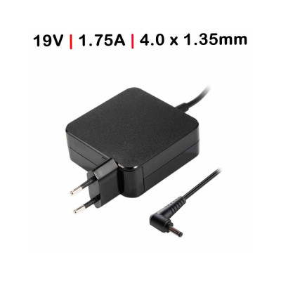 Cargador compatible para portátil ASUS 33W 19V 1.75A 4.0x1.35 mm / Tipo enchufe pared