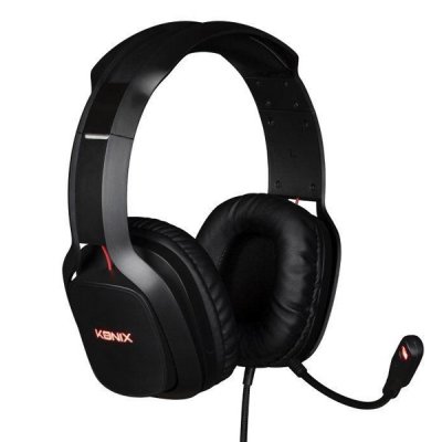 Auriculares Gaming con Micrófono Konix Drakkar Mistlur/ Jack 3.5/ Negros