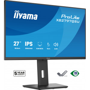 ProLite XB2797QSU-B1 pantalla para PC 68,6 cm (27) 2560 x 1440 Pixeles Quad HD LED Negro