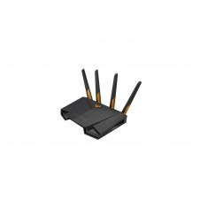 ASUS 90IG0790-MO3B00 router inalámbrico Gigabit Ethernet Doble banda (2,4 GHz / 5 GHz) Negro, Naranja