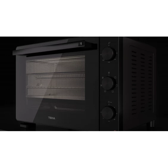 Mini horno de sobremesa Teka FSO 466 AirFry, 46 L, convección, 6 funciones, 1800 W, Full Black - imagen 7