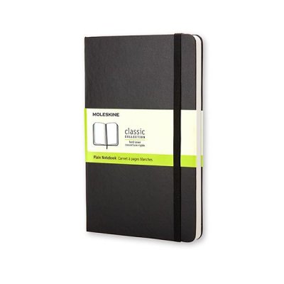 MOLESKINE Cuaderno Classic tapa dura 192 paginas liso pocket negro