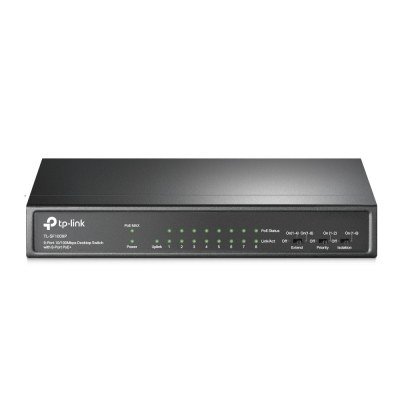 Switch 9 puertos tp - link tl - sf1009p 10 - 100 8 puertos poe+