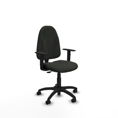 Algarra CP bali negro brazos 1D base poliamida ruedas autofrenantes 50mm