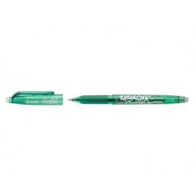 Pilot Boligrafo de gel borrable Frixion Ball - Punta de bola redonda 0.7mm - Trazo 0.4mm - Grip ergonomico - Color Verde