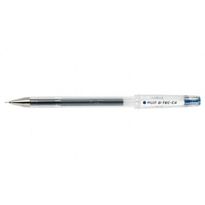 Pilot Boligrafo de Gel G-Tec C4 - Extra Fino - Recargable - Punta de Bola 0.4mm - Trazo 0.2mm - Color Azul