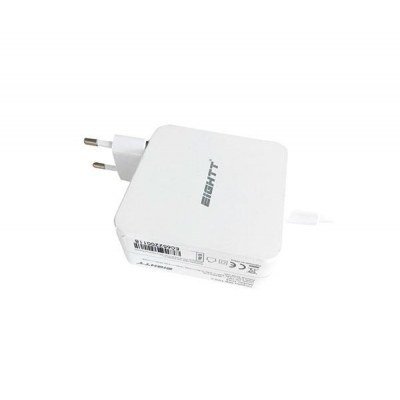 Cargador para portátil universal 65W Type-C Blanco / Eightt / EC65