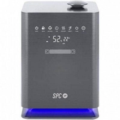 Humidificador inteligente spc sedna gris elimina 99.9% bacterias - 12h auton. - 10 modos - wifi