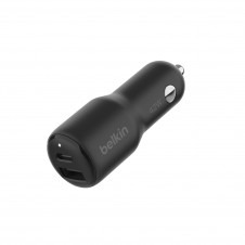 Belkin CCB005btBK Portátil, Smartphone, Tableta Negro Encendedor de cigarrillos Carga rápida Interior