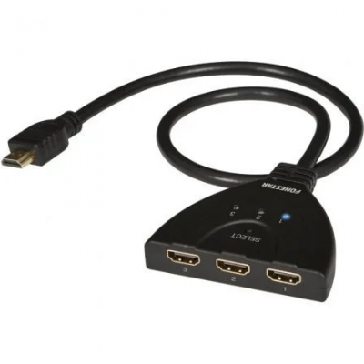 Splitter HDMI 3 en 1 Fonestar FO-513/ 3xHDMI