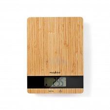 Nedis KASC600WD báscula de cocina Madera Encimera Rectángulo Báscula electrónica de cocina