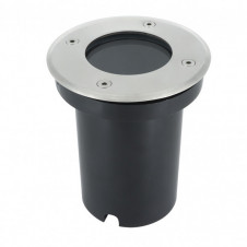 Empotrable Exterior Encastrar Red.1xgu10 Niquel 13x11x11 Cm Ip65 Corte 10,5 Cm