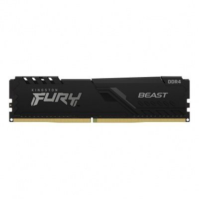 Memoria ram ddr4 8 gb kingston - 3200mhz - pc4 - 25600 - fury beast - negro