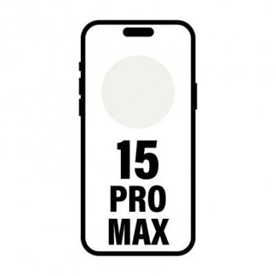 Smartphone Apple iPhone 15 Pro Max 256GB/ 6.7/ 5G/ Titanio Blanco