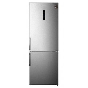 Frigorífico combi Infiniton FGC-469WC20XEM, 200 x 70.8 x 74.5 cm, No Frost, clase E, 298 kWh año, 36dB, Inverter, 495 litros, reversible, display, inox