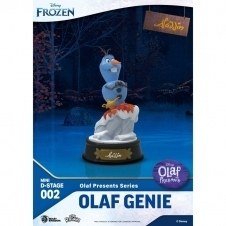 Figura beast kingdom minidstage disney olaf presenta olaf genio