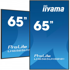 iiyama LH6565UHSB-B1 pantalla de señalización Diseño de quiosco 163,8 cm (64.5