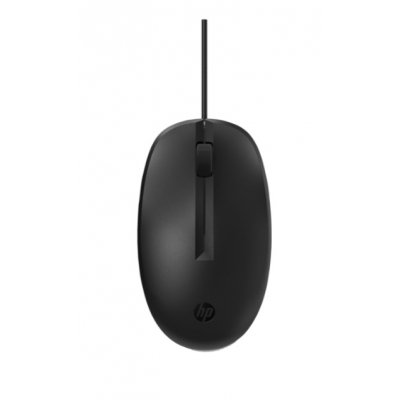 HP Maus 125 Kabelgebunden USB-A 3-Tasten Schwarz