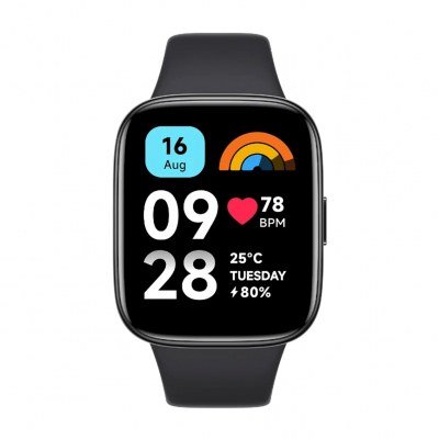Reloj xiaomi smartwatch redmi watch 3 active - negro