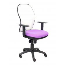 SILLA JORQUERA MALLA BLANCA ASIENTO BALI LILA 15SBBALI82