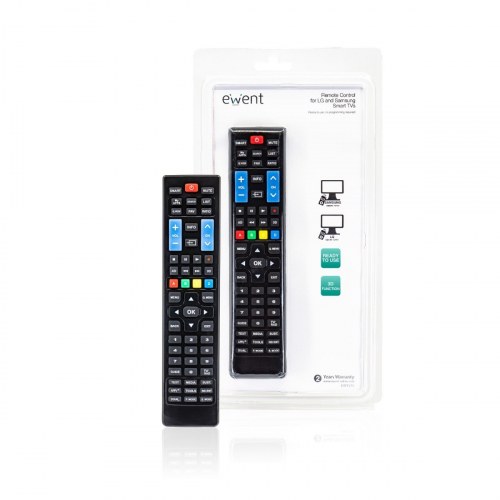 Ewent EW1575 Mando a distancia para televisores inteligentes LG y Samsung