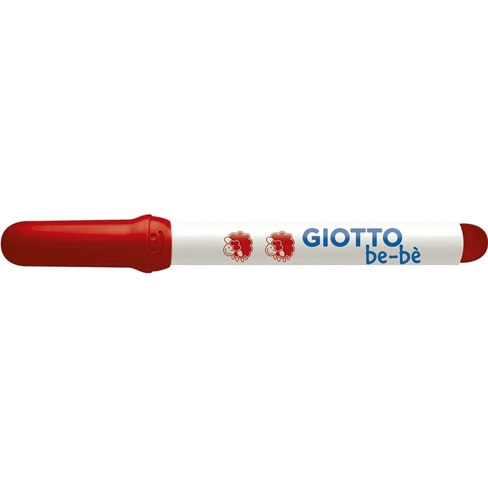 Giotto Bebe Pack de 12 Super Rotuladores - Punta Gruesa 5mm - Dermatologicamente Testados - Tinta Lavable de Manos y Tejidos - Colores Surtidos