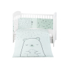 Juego de cama 6 piezas 60/120 Bear with me Menta