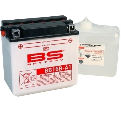 BS BATTERY Battery High performance with Acid Pack - BB16B-A1 310581