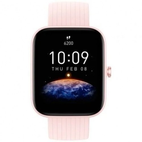 Amazfit Bip 3 Reloj Smartwatch - Pantalla 1.69 - Bluetooth 5.0 - Resistencia al Agua 5 ATM - Color Rosa