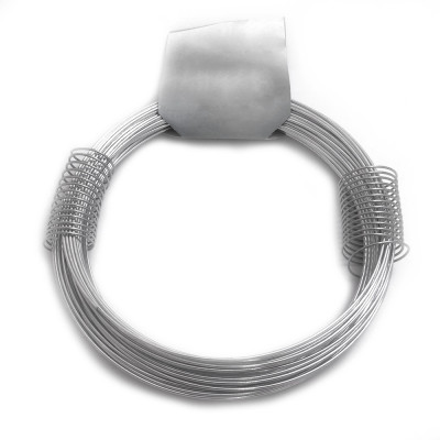 Alambre zincado n° 8, 200 gr, calibre 1,30 mm x 20 m
