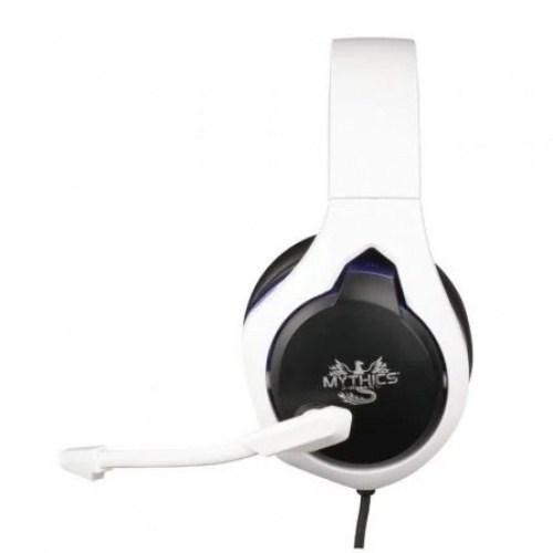 Auriculares Gaming con Micrófono Konix Mythics Hyperion para PS5/ Jack 3.5/ Blanco y Negro