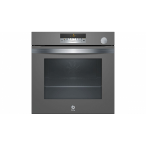 Horno Balay 3HA5378A1, 60 cm, Hidrolítico, multifunción, 71 litros, con Vapor, clase A, abatible amortiguado, cristal gis antracita