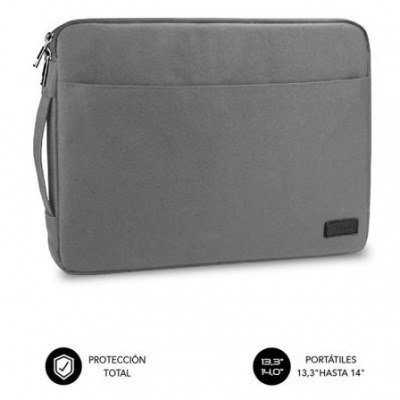 Funda Subblim Urban Laptop Sleeve para Portátiles hasta 14/ Negra
