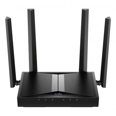 Cudy Punto de Acceso WiFi 6 de Escritorio Dual Band AX3000 - Velocidad hasta 1000Mbps - 1 Puerto - 4 Antenas de 5dBi - Color Neg