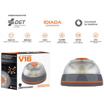 HERO BALIZA DE EMERGENCIA V16 GEOLOCALIZABLE CONECTADA DGT 3.0