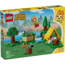 Lego animal crossing actividads al aire libre con coni