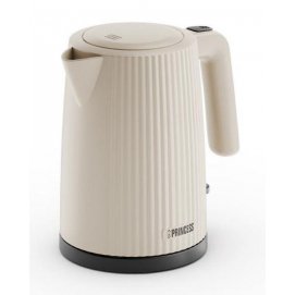 Hervidor Princess 236048, capacidad 1.7L, potencia 2200W, Wave beige