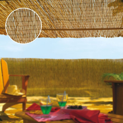 Cañizo de bambu natural diametro aprox. ø2 - 4mm color marron medidas: 1x5m faura