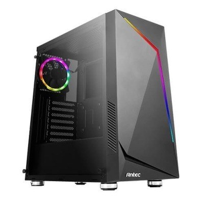 CAJA GAMING ANTEC NX300 ATX 2XUSB2.0 1XUSB3.0 SIN FUENTE NEGRO ARGB