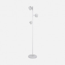 Pie Salon Ortiga 3 X Gx53 Blanco 27w 2400lm Orientable Bombillas Incluidas 142x25x25cm