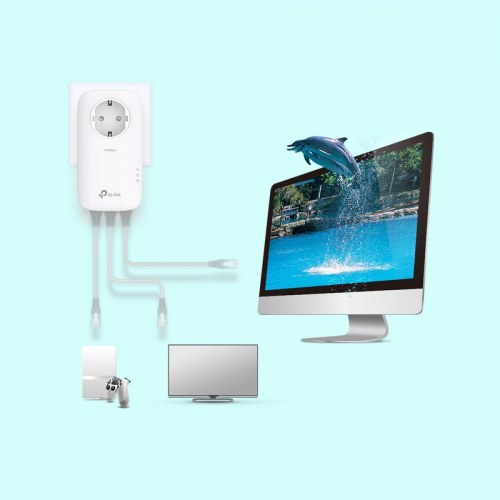 TP-Link TL-PA8033P KIT adaptador de red PowerLine 1300 Mbit/s Ethernet Blanco 2 pieza(s)