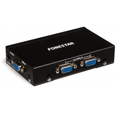 Distribuidor Splitter VGA 2Salidas 500Mhz