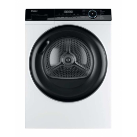 Secadora de condensación con bomba de calor Haier HD90-A2939I, I-Pro Series 3, 9kg, display, blanco